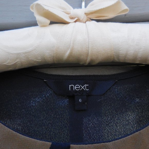 NEXT UK Blue and Tan Tunic - Picture 3 of 6